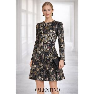 NWOT Valentino Butterfly Jacquard Dress